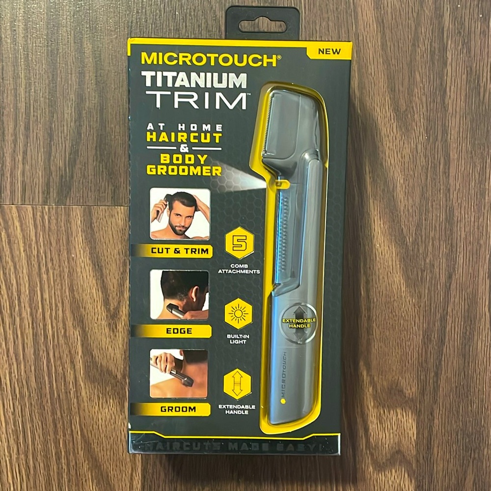 ⚜️Micro touch Titanium Trim Hair & Body Groomer! NWT!